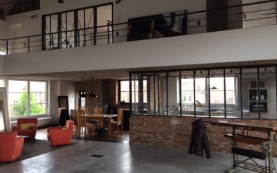 Des cloisons vitrées pour un loft Bruxellois