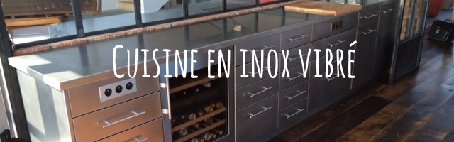 Cuisine en inox vibré